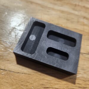 Graphite ignot mold 3 cavities