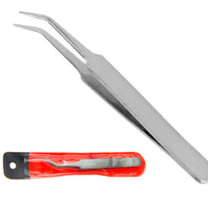3" Mini Stainless Steel Curved Tweezer