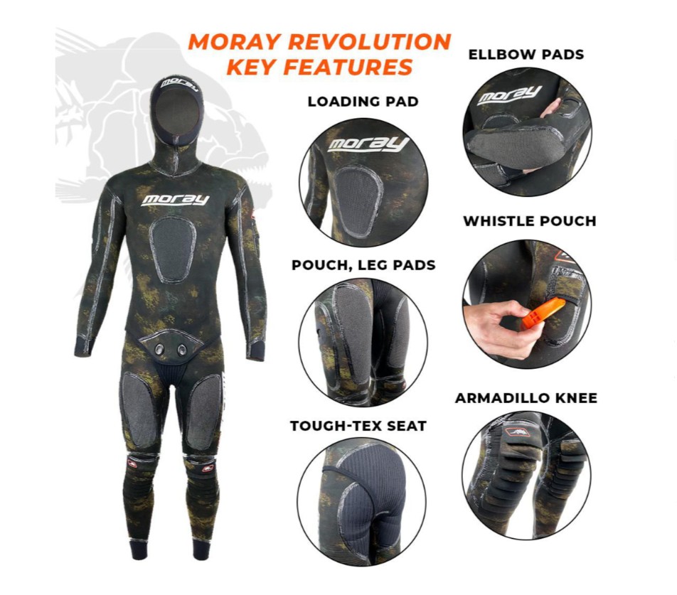 Moray Revolution 7mm Camo Wetsuit - Image 3