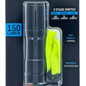 150 Lumen Aluminium Waterproof Flashlight