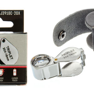 20X18MM Triplet Chrome Jewellers Loupe