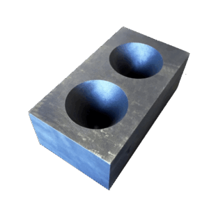 Graphite Double Depression Conical Mold