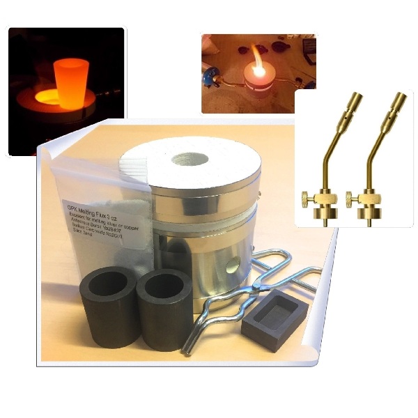 GPK Deluxe Kwik Kiln Melting Kit with 2 PERI Torches