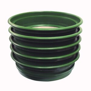 Set of 5 stackable sifting pans