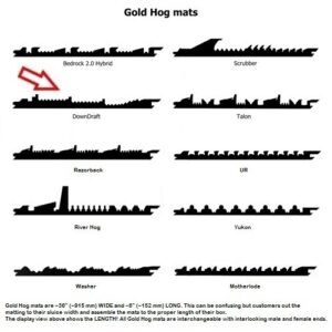 Gold Hog "DownDraft" mat