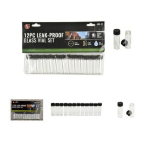 12pc 5ml Glass Vials